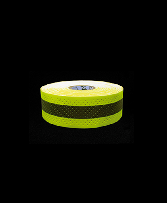 FR-H42-11YSY-PF Series Perforated Aramid Reflective Fabric Trim
