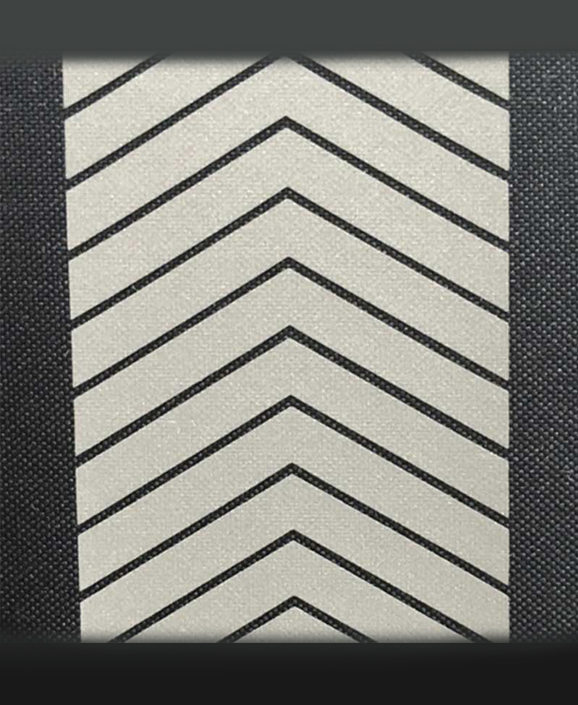 HT-H33(H42)-0211-SG Series Certified Silver-light Segmented Reflective Heat Transfer Vinyl Trim